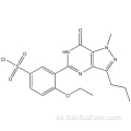 5- (5-klorsulfonyl-2-etoxifenyl) -1-metyl-3-propyl-l, 6-dihydro-7H-pyrazolo [4,3-d] pyrimidin-7-on CAS 139756-22-2